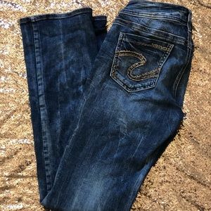 Silver brand denim jeans slim boot W28/L33